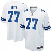 Nike Men & Women & Youth Cowboys #77 Tyron Smith White Team Color Game Jersey,baseball caps,new era cap wholesale,wholesale hats